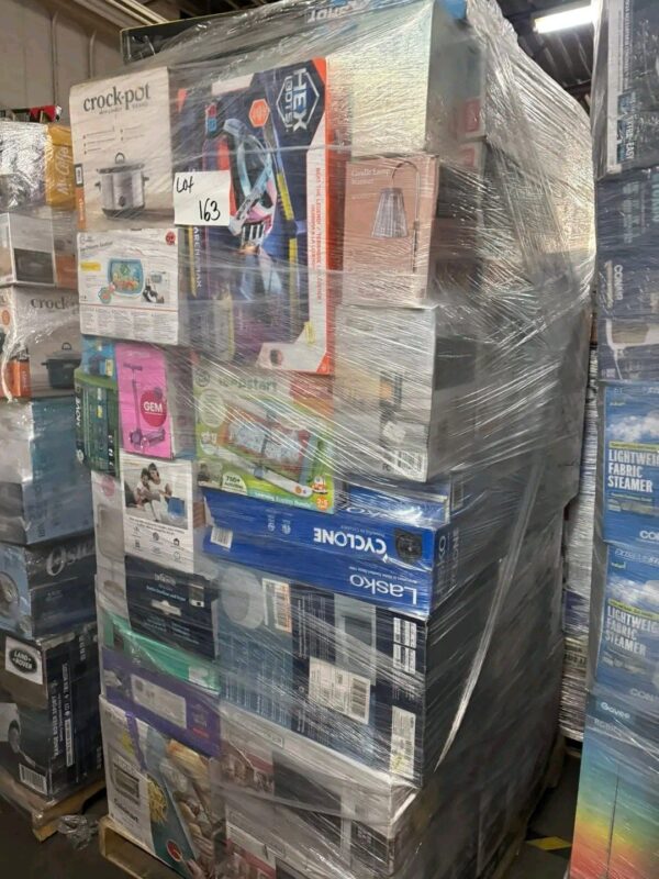 Electronics and small appliances pallets