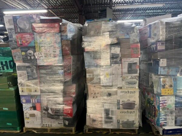 Electronics and small appliances pallets