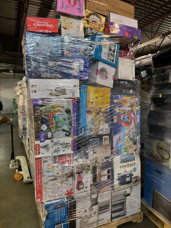 Electronics and small appliances pallets