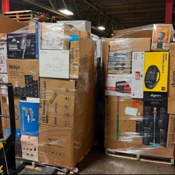 Electronics and small appliances pallets