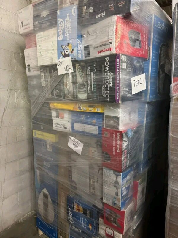 Electronics and small appliances pallets