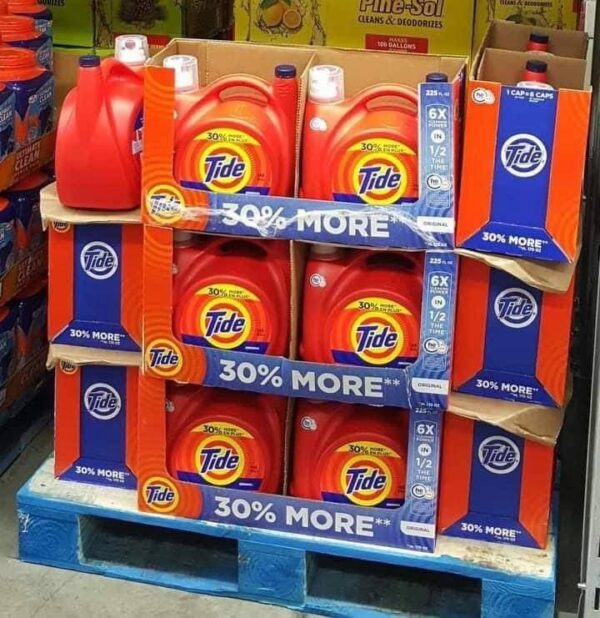Detergent Pallet – 350 Pieces Bulk Laundry & Cleaning Detergents Wholesale