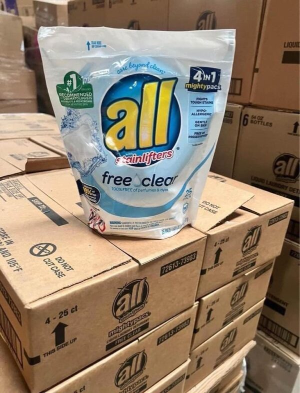 Detergent Pallet – 350 Pieces Bulk Laundry & Cleaning Detergents Wholesale