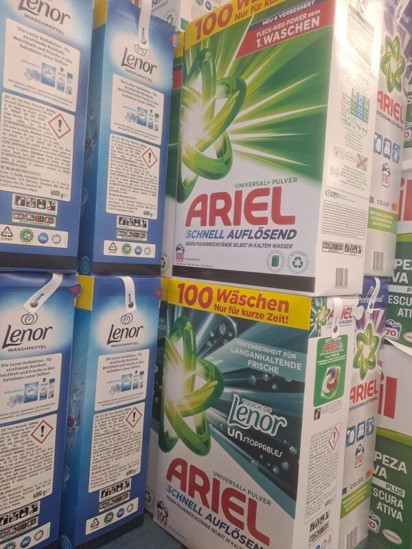 Detergent Pallet – 350 Pieces Bulk Laundry & Cleaning Detergents Wholesale