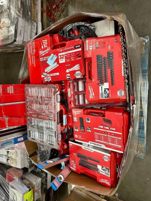 Milwaukee Power Tools Liquidation Pallets | Wholesale Tools 75–100 Units Bulk Deals