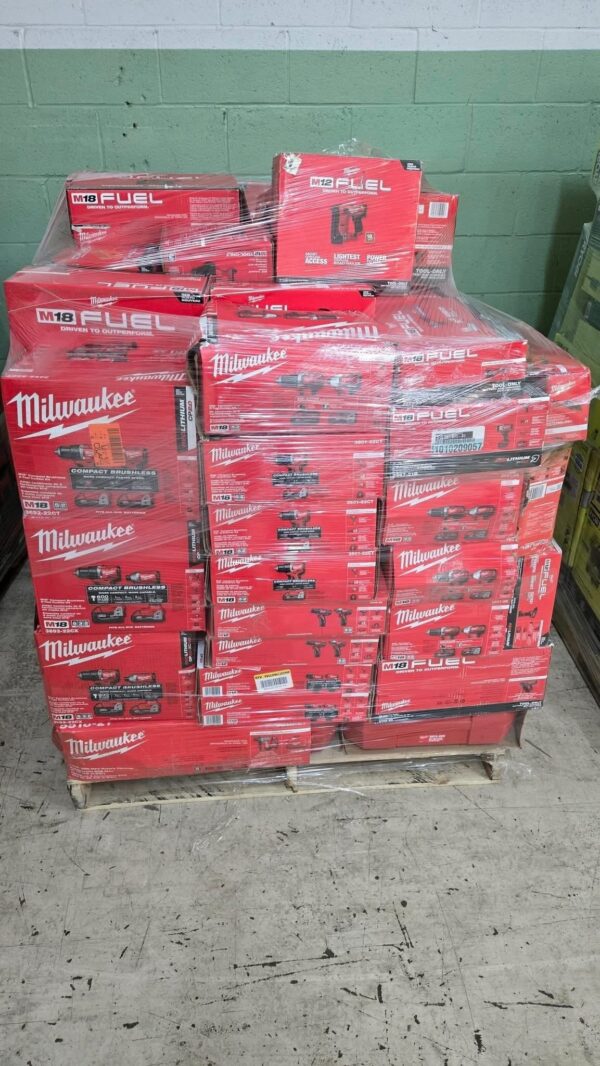 Milwaukee Power Tools Liquidation Pallets UK