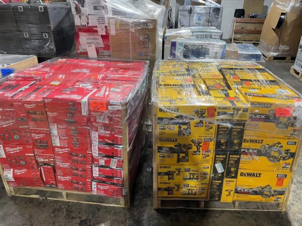 Milwaukee Power Tools Liquidation Pallets | Wholesale Tools 75–100 Units Bulk Deals