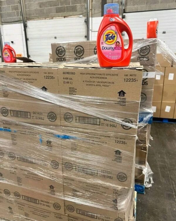Detergent Pallet – 350 Pieces Bulk Laundry & Cleaning Detergents Wholesale